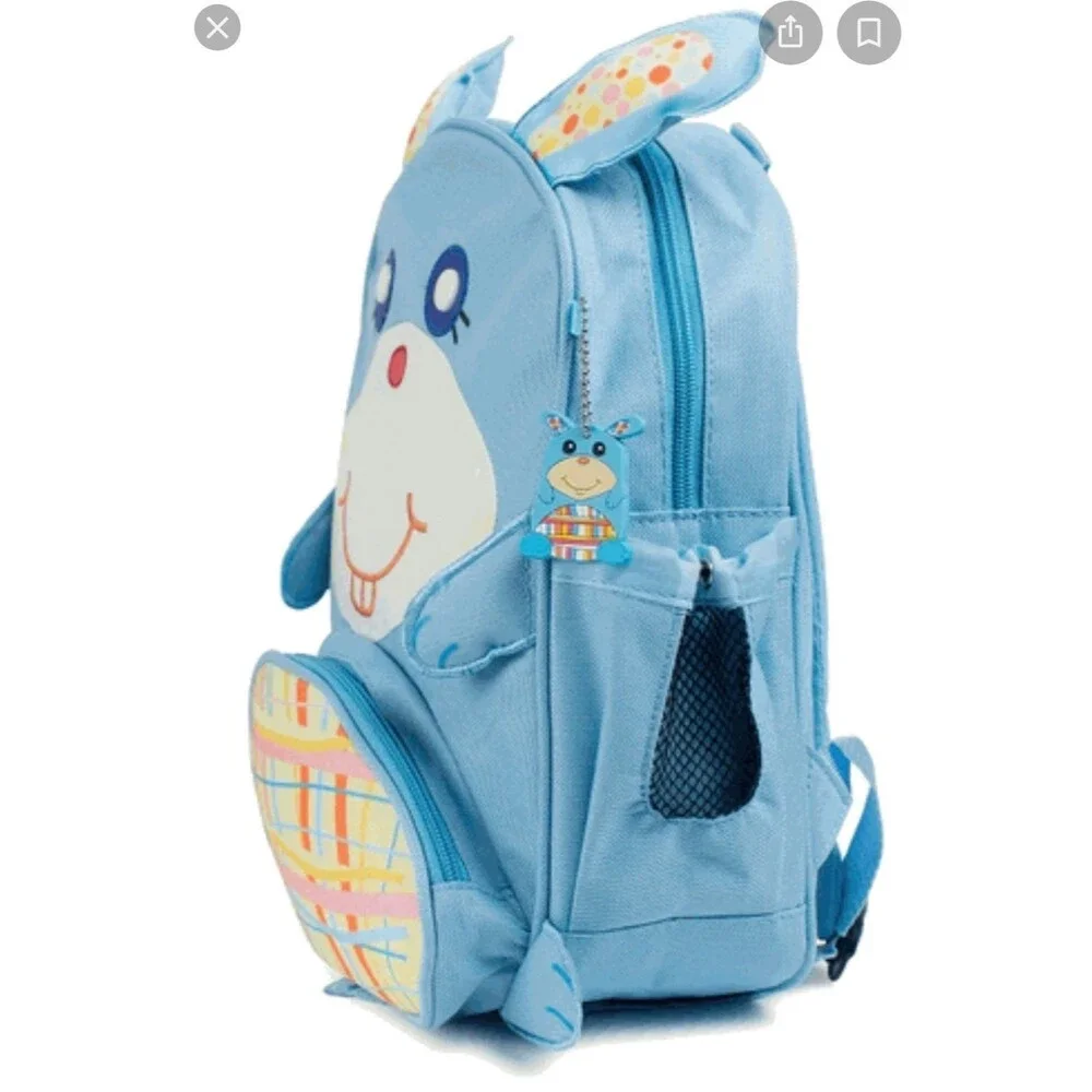 Green Frog Friends Bunny Backpack